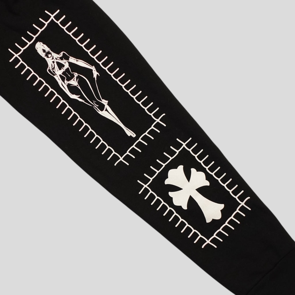 CHROME HEARTS DEADLY DOLL SWEAT À CAPUCHE - NOIR