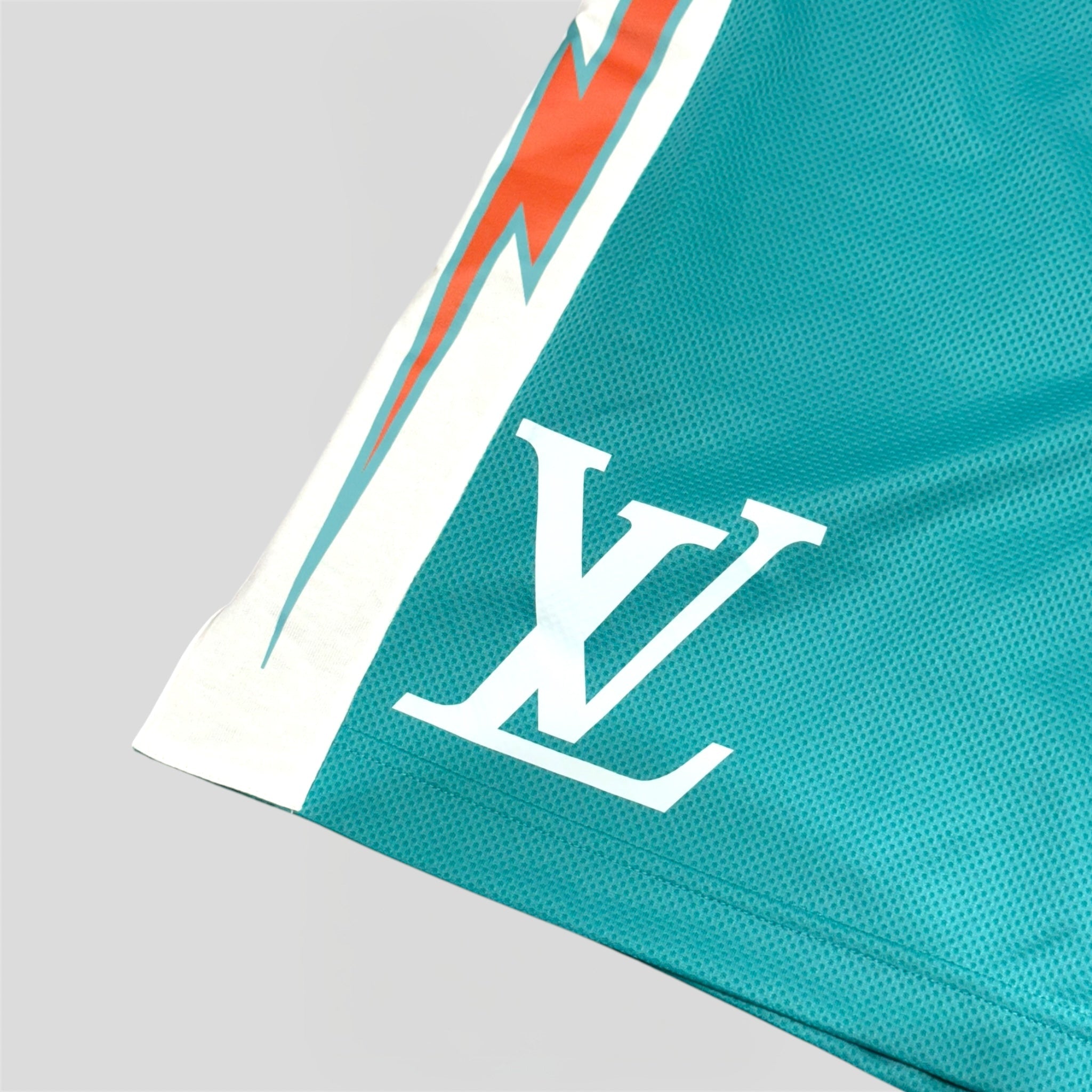 Short de sport Louis Vuitton turquoise