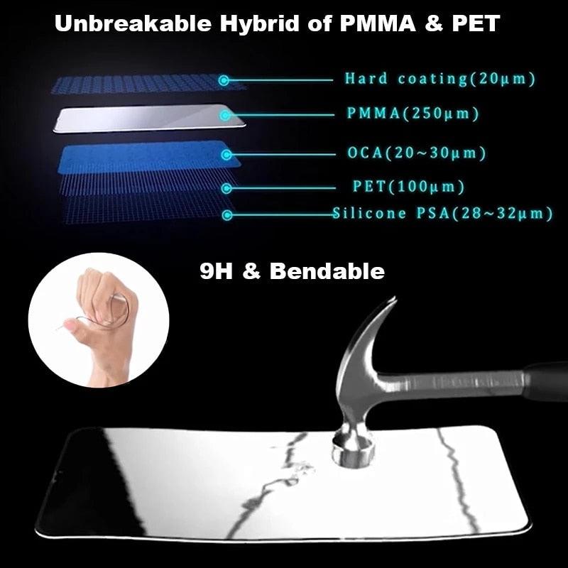 3 Films en Verre Trempé Céramique de Protection 100D pour iPhone 14 13 12 Mini 11 Pro XR XS Max X 8 7 Plus SE 2020, Film de Protection d'écran Souple en Série Verre Trempé