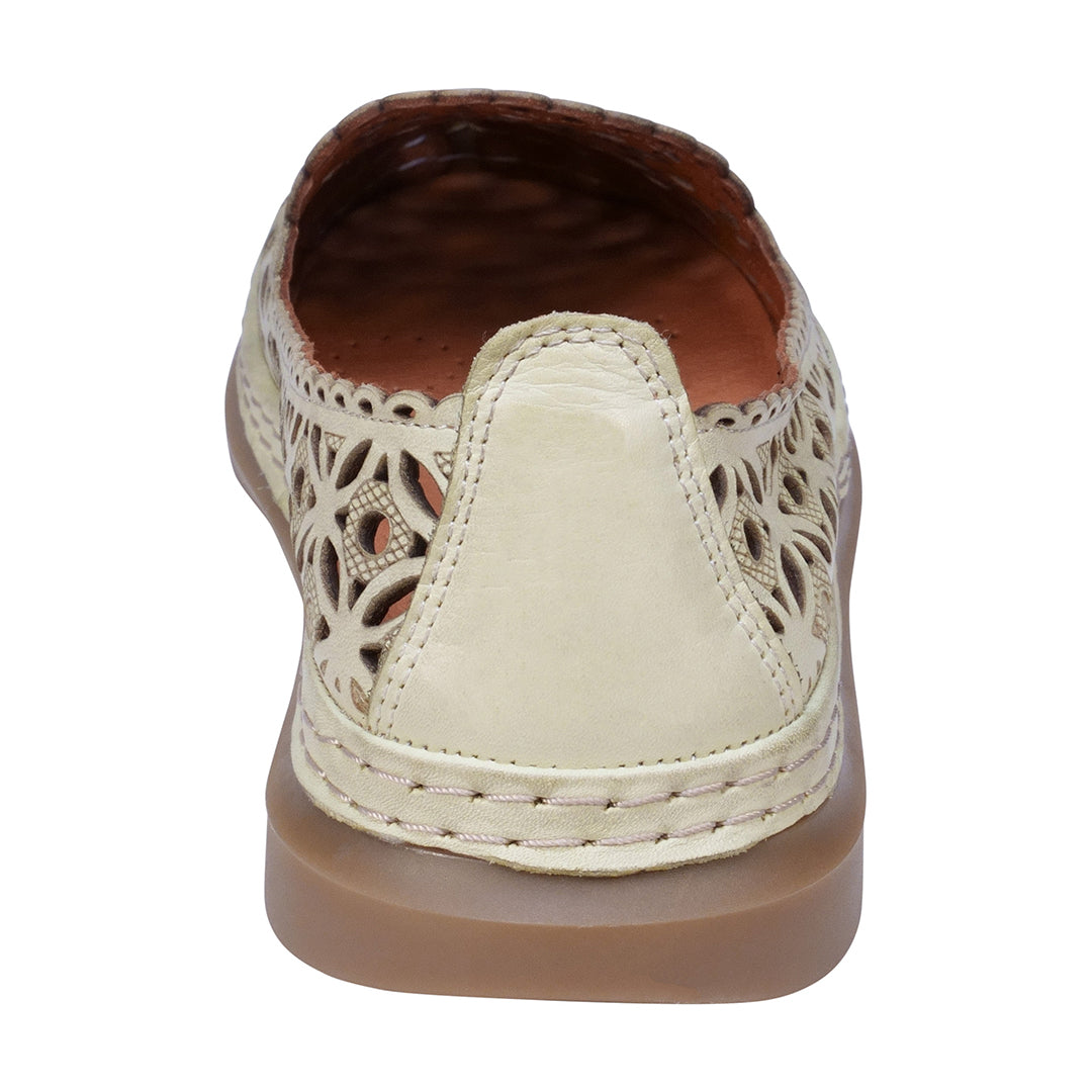 Ballerines Tumi Mint en cuir perforé