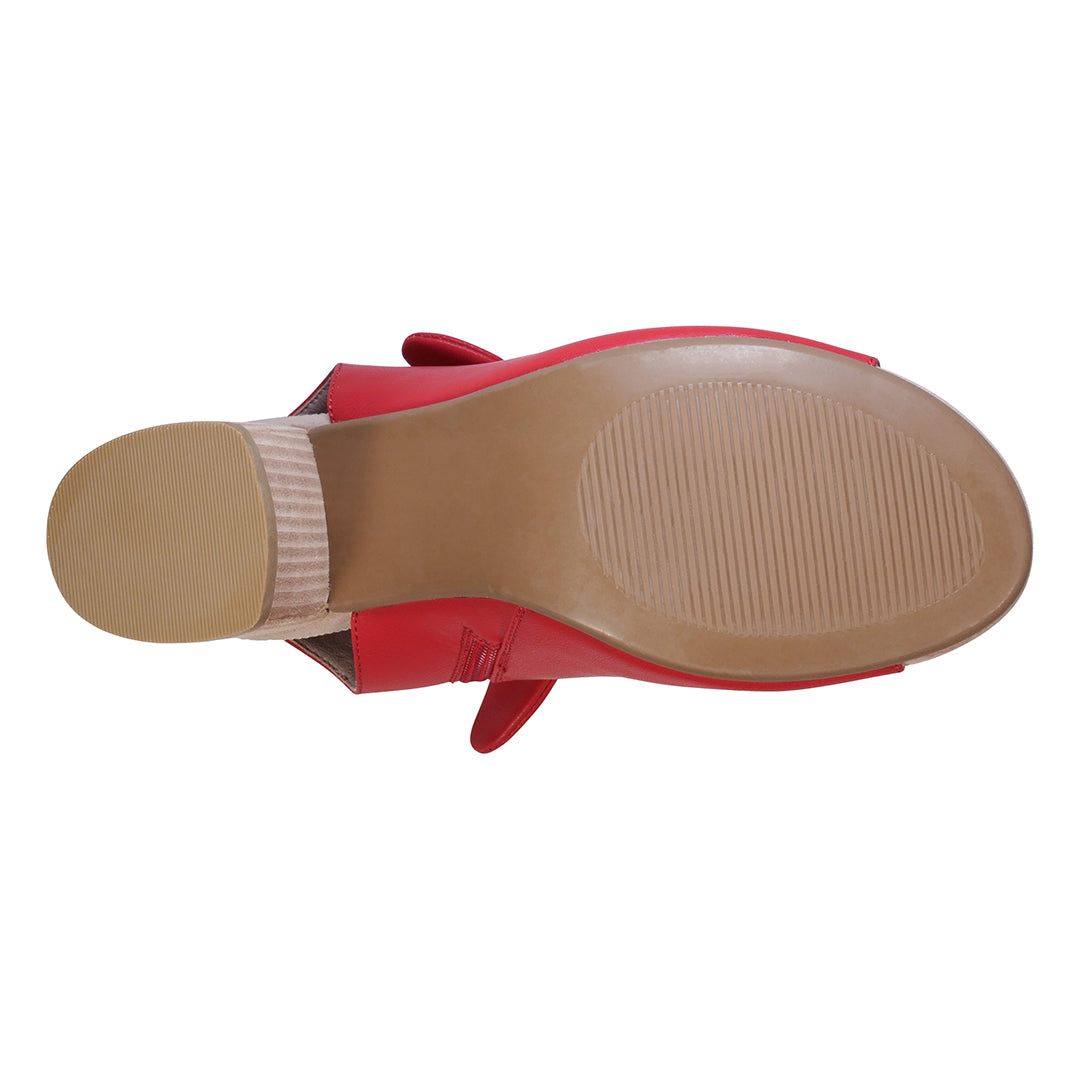 Sandales à talons rouges Kimora pour femme
