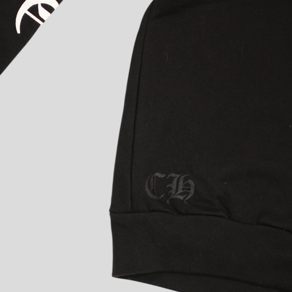 SWEAT-SHIRT RAS DU COU CHROME HEARTS AVEC LOGO SUR LA NUQUE - NOIR