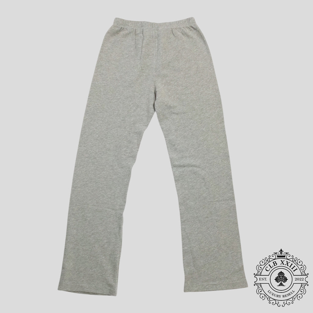 Pantalon de jogging floqué triple croix Chrome Hearts pour femme, gris