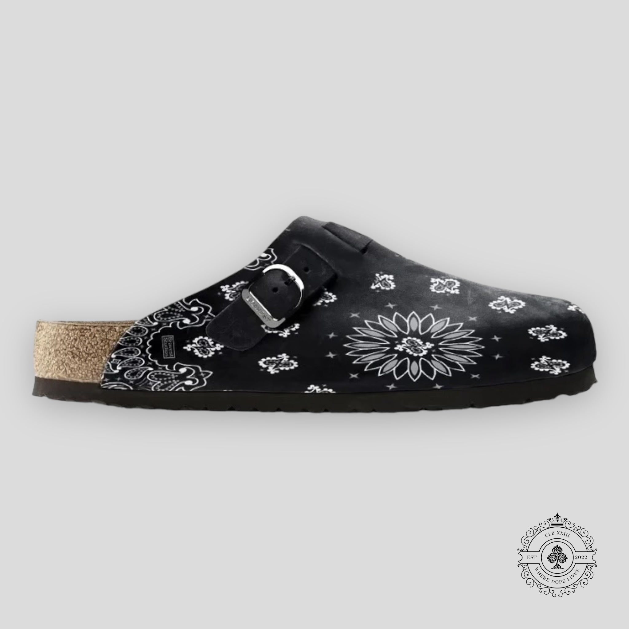 Sabots Paisley Bravest Studios en noir