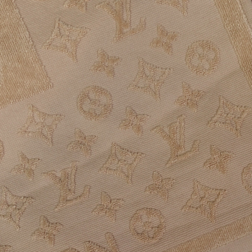 Serviette de plage Monogram Louis Vuitton beige