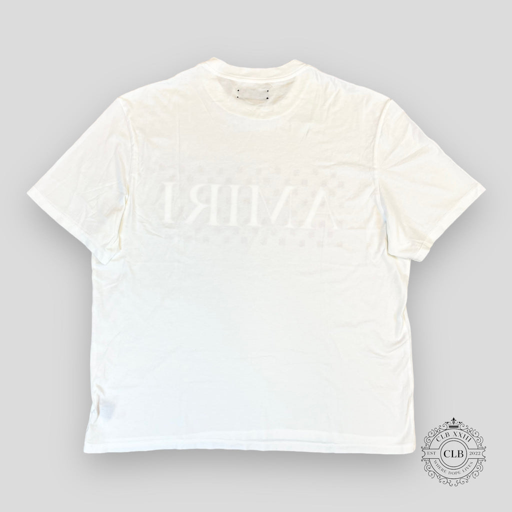 T-shirt Amiri Ma Paisley blanc/rouge