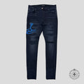 Jean skinny Amiri Blue Poison Archival noir