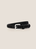 Ceinture décorative en daim de luxe avec boucle en alliage durable