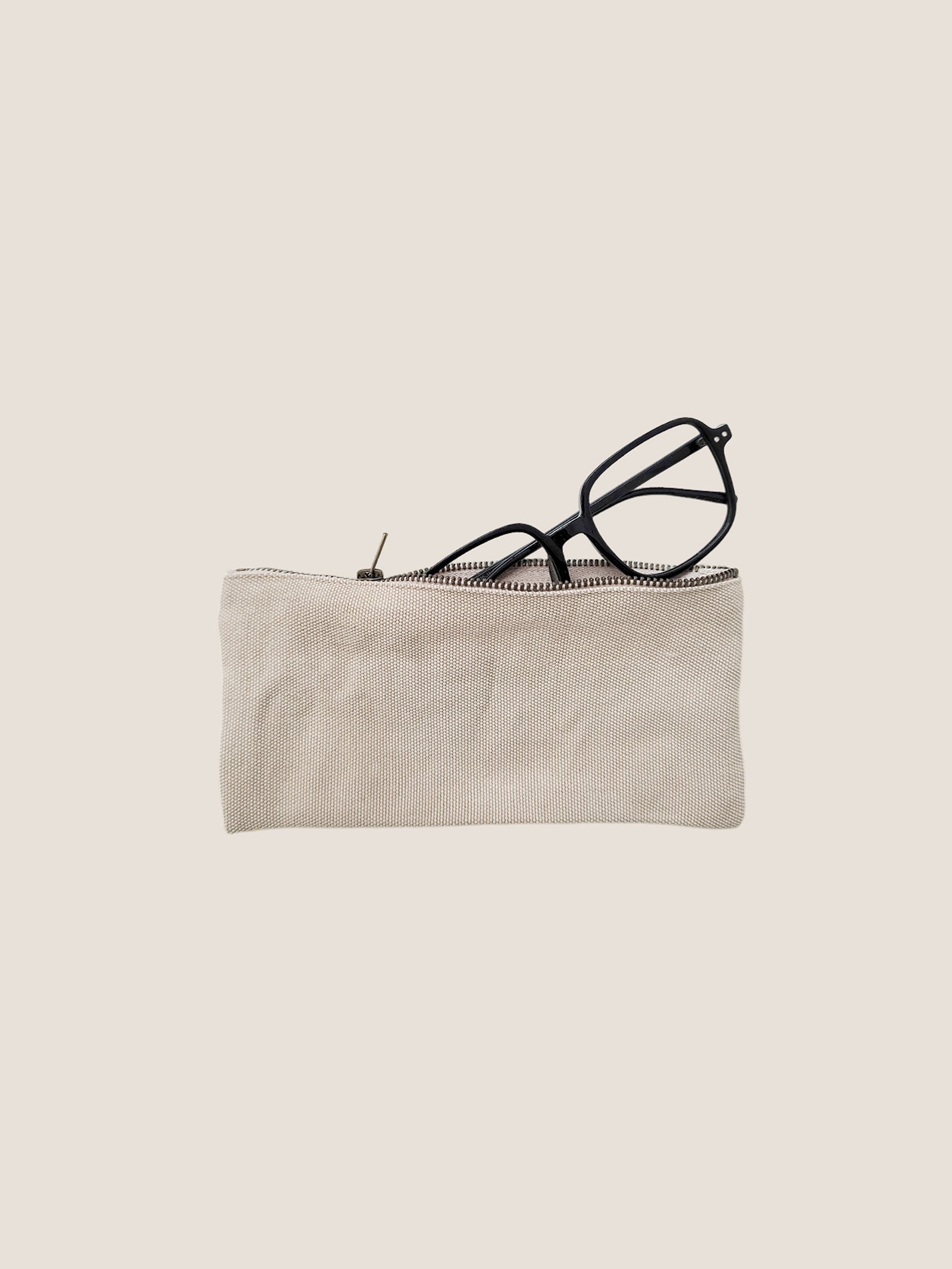 Pochette de rangement pour lunettes 100 % lin