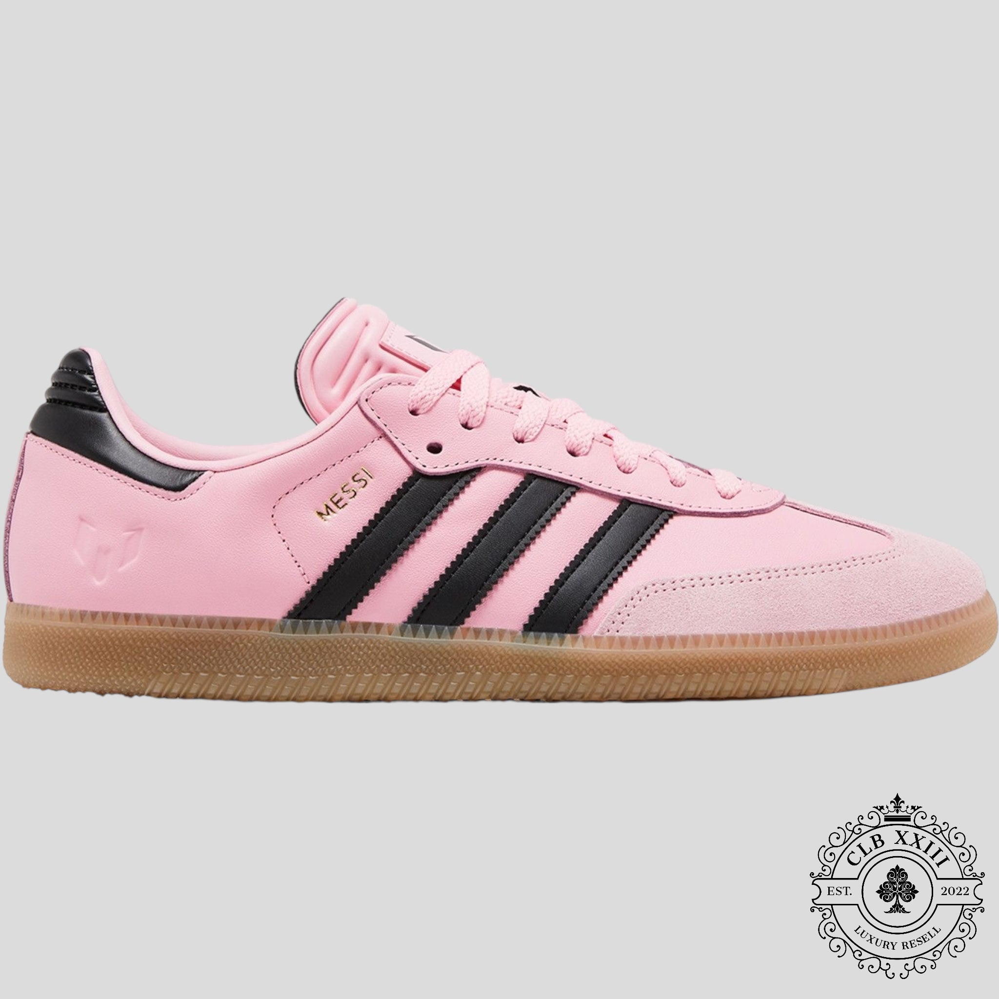 adidas Samba Messi Rose Clair Noir