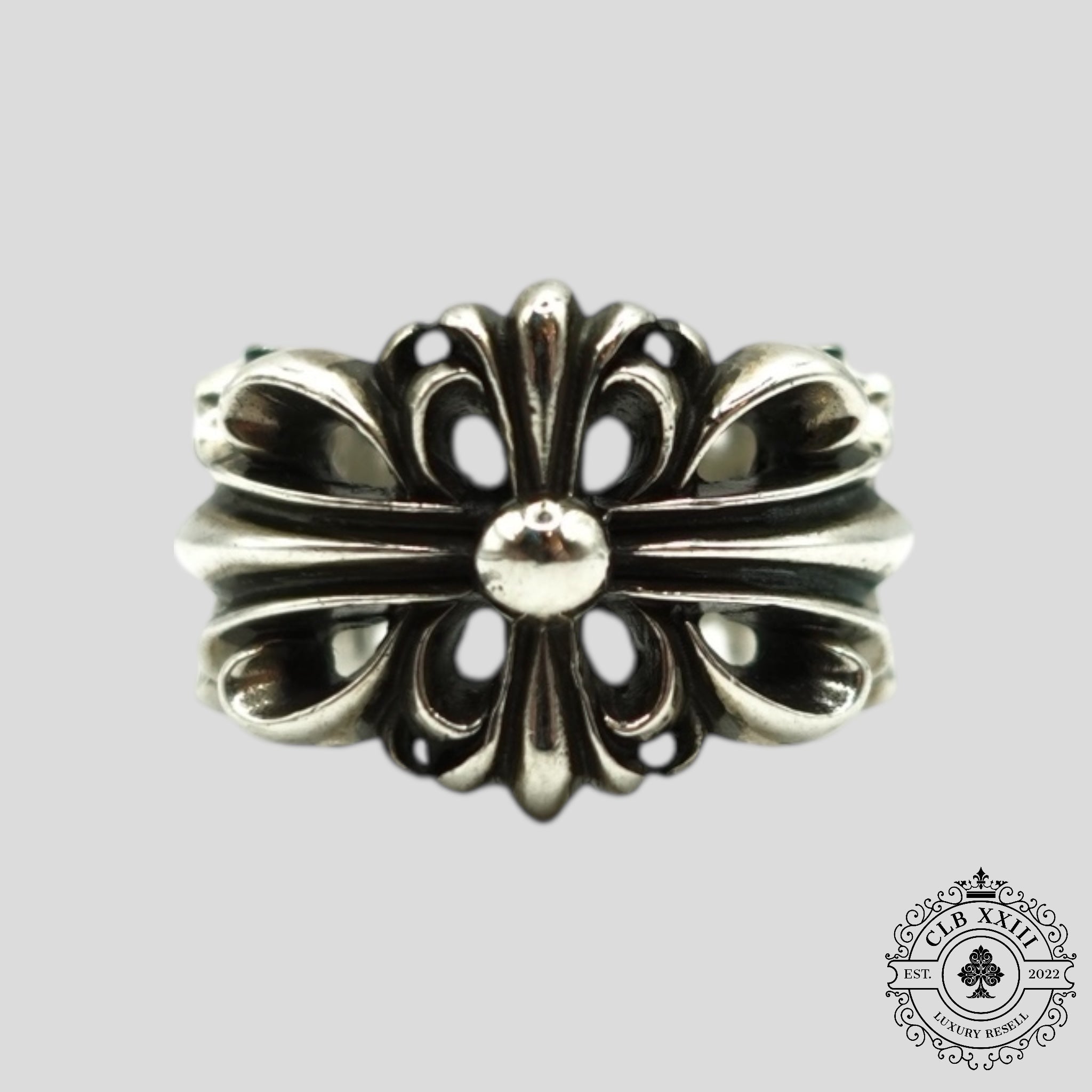 Bague double fleur Chrome Hearts