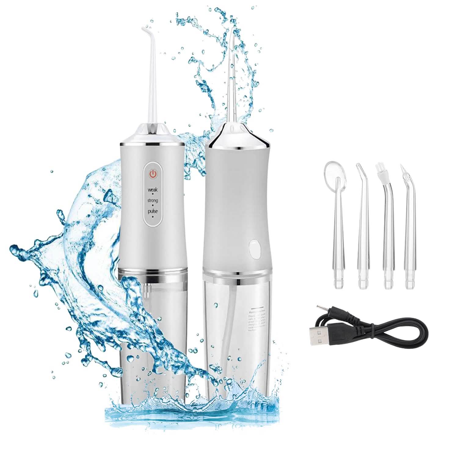 Hydropulseur dentaire professionnel sans fil rechargeable 3 modes, nettoyeur d'appareil dentaire