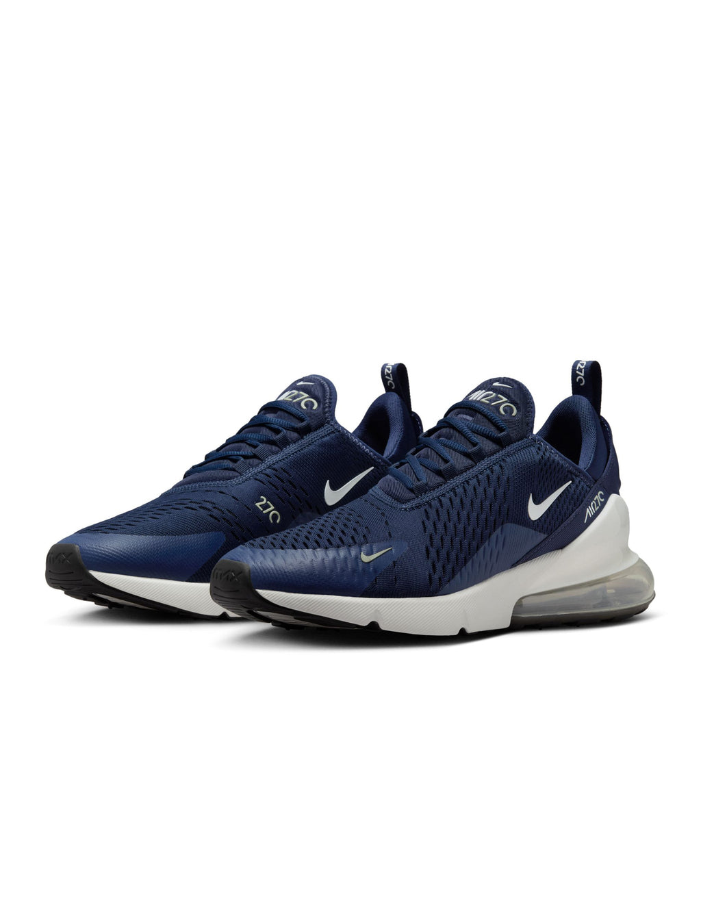Nike Air Max 270 pour homme - Bleu marine/Blanc
