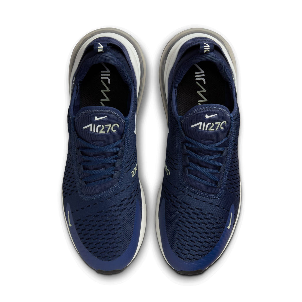Nike Air Max 270 pour homme - Bleu marine/Blanc