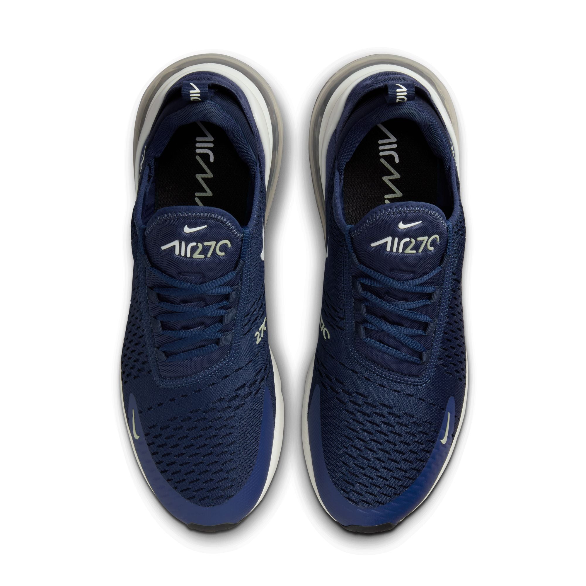 Nike Air Max 270 pour homme - Bleu marine/Blanc