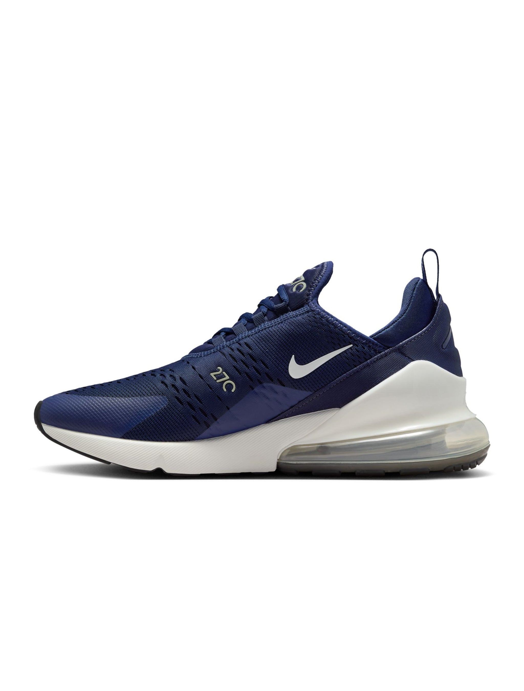 Nike Air Max 270 pour homme - Bleu marine/Blanc