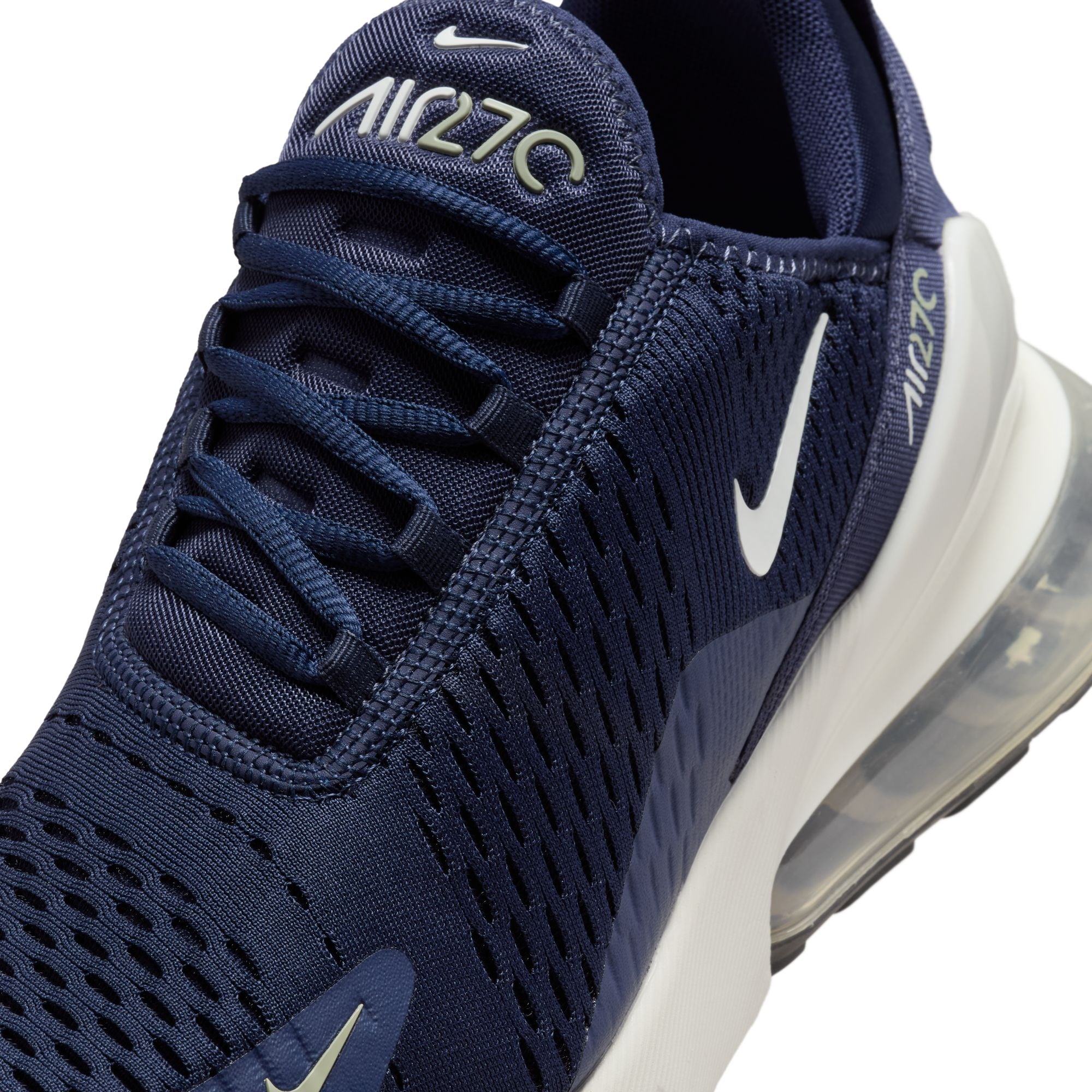 Nike Air Max 270 pour homme - Bleu marine/Blanc