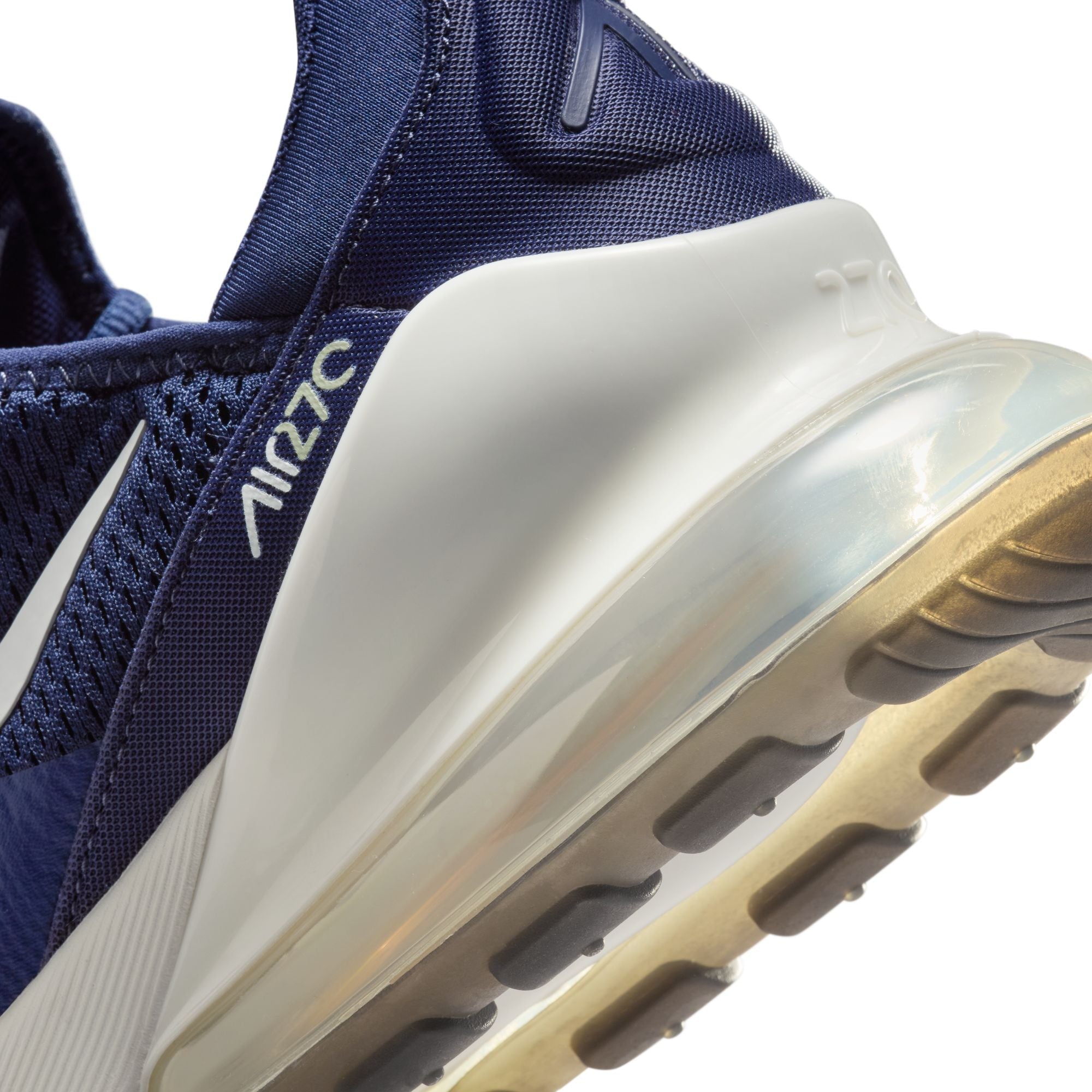 Nike Air Max 270 pour homme - Bleu marine/Blanc