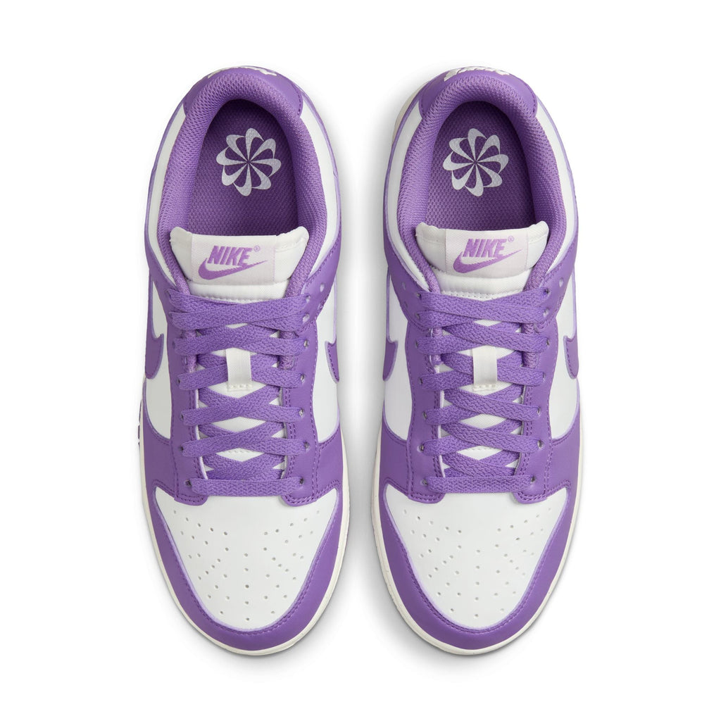Nike Femme Dunk Low - Blanc/Framboise Noire