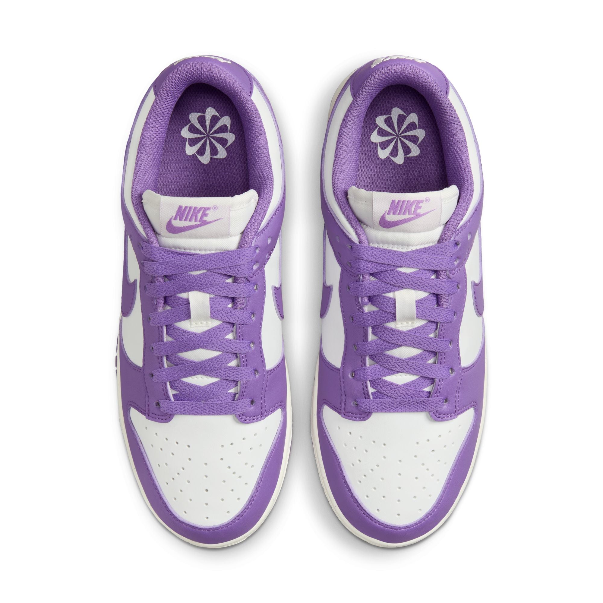 Nike Femme Dunk Low - Blanc/Framboise Noire