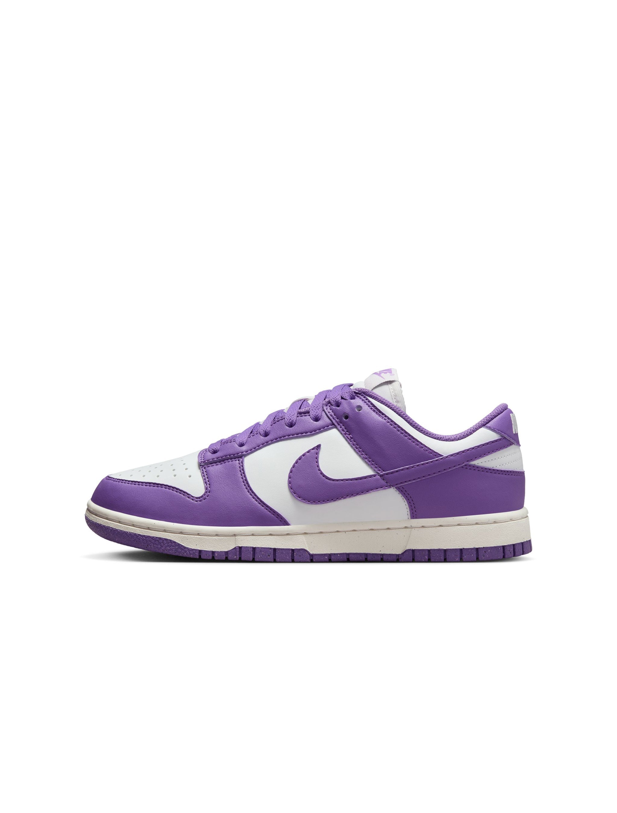 Nike Femme Dunk Low - Blanc/Framboise Noire