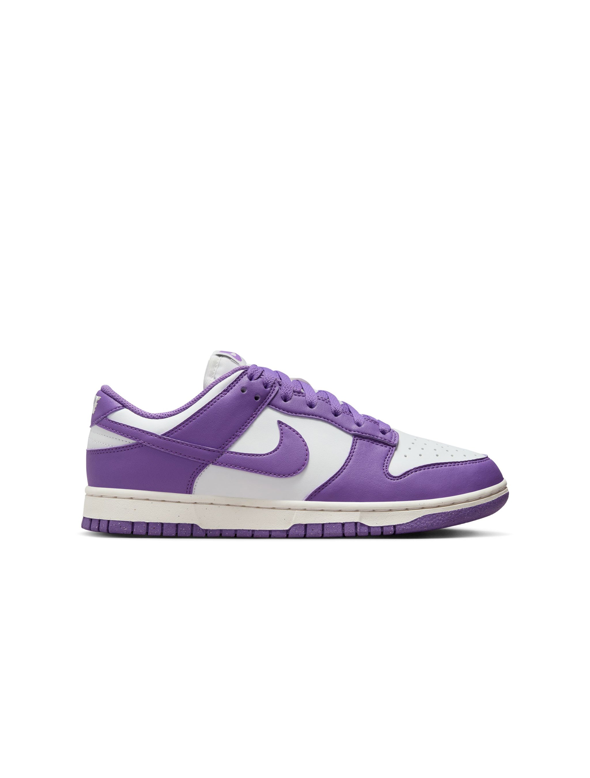 Nike Femme Dunk Low - Blanc/Framboise Noire