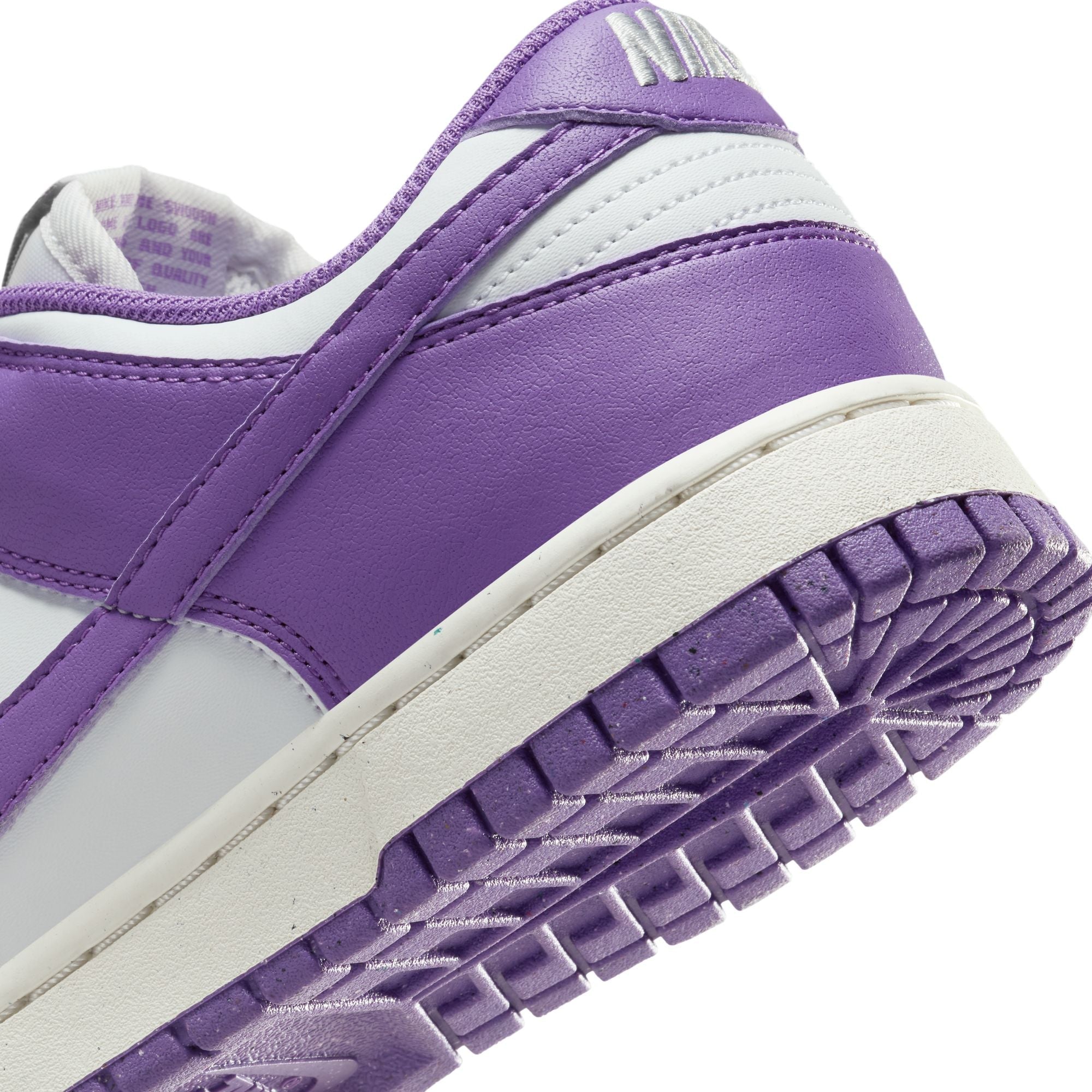 Nike Femme Dunk Low - Blanc/Framboise Noire