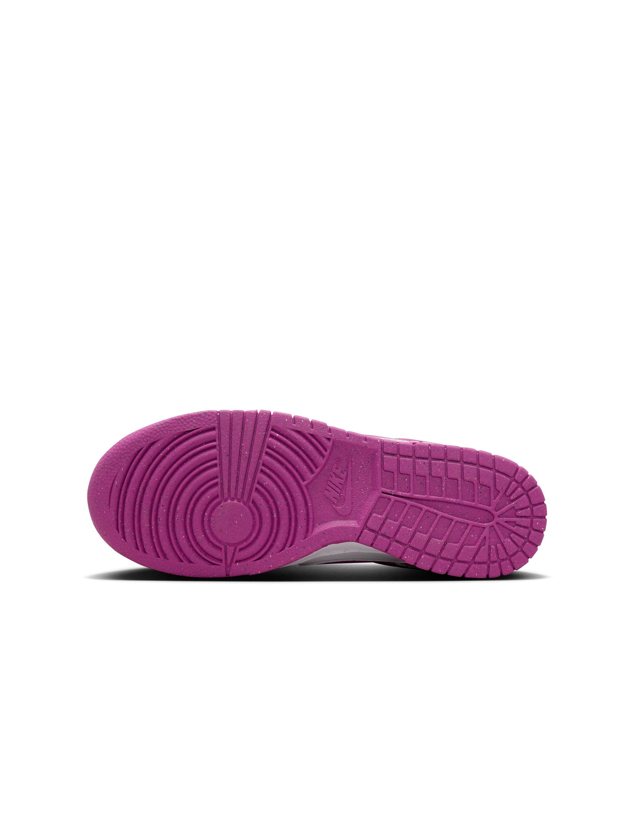 Nike Dunk Low pour femme – Blanc/Fuchsia vif