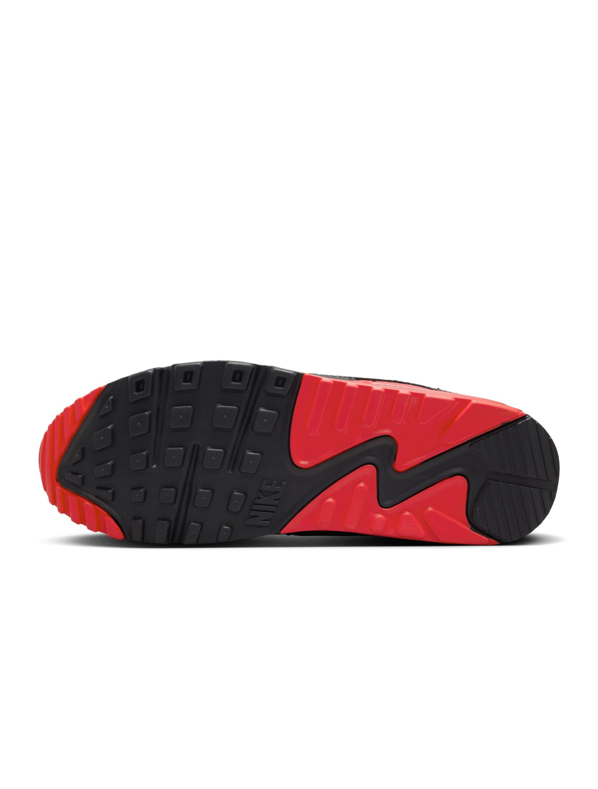 Nike Homme Air Max 90 - Gris/Rouge