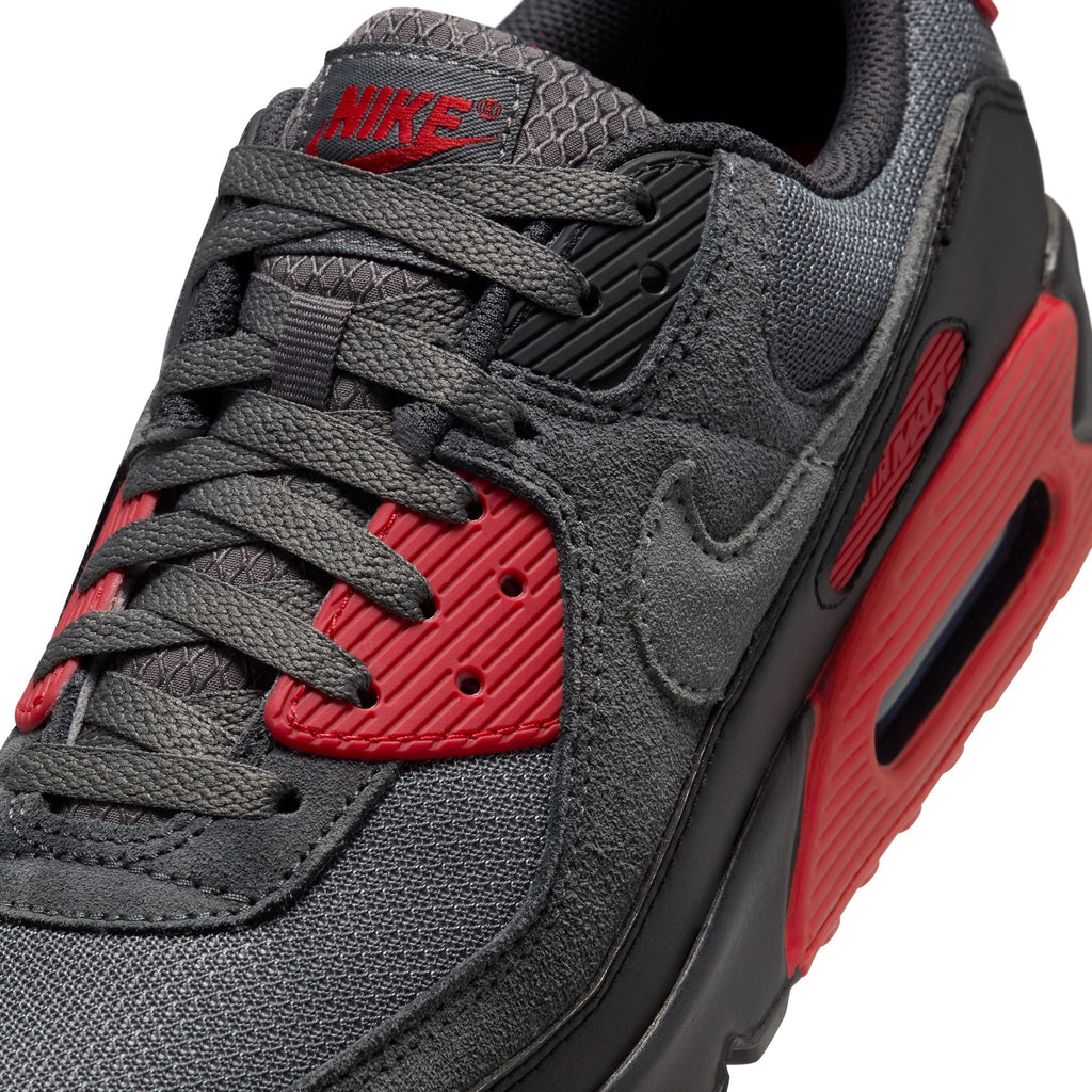 Nike Homme Air Max 90 - Gris/Rouge
