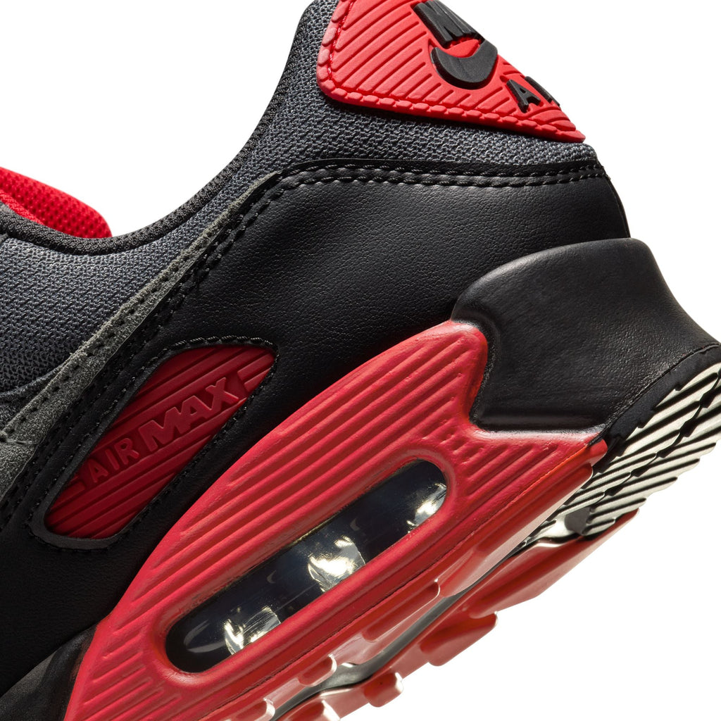 Nike Homme Air Max 90 - Gris/Rouge
