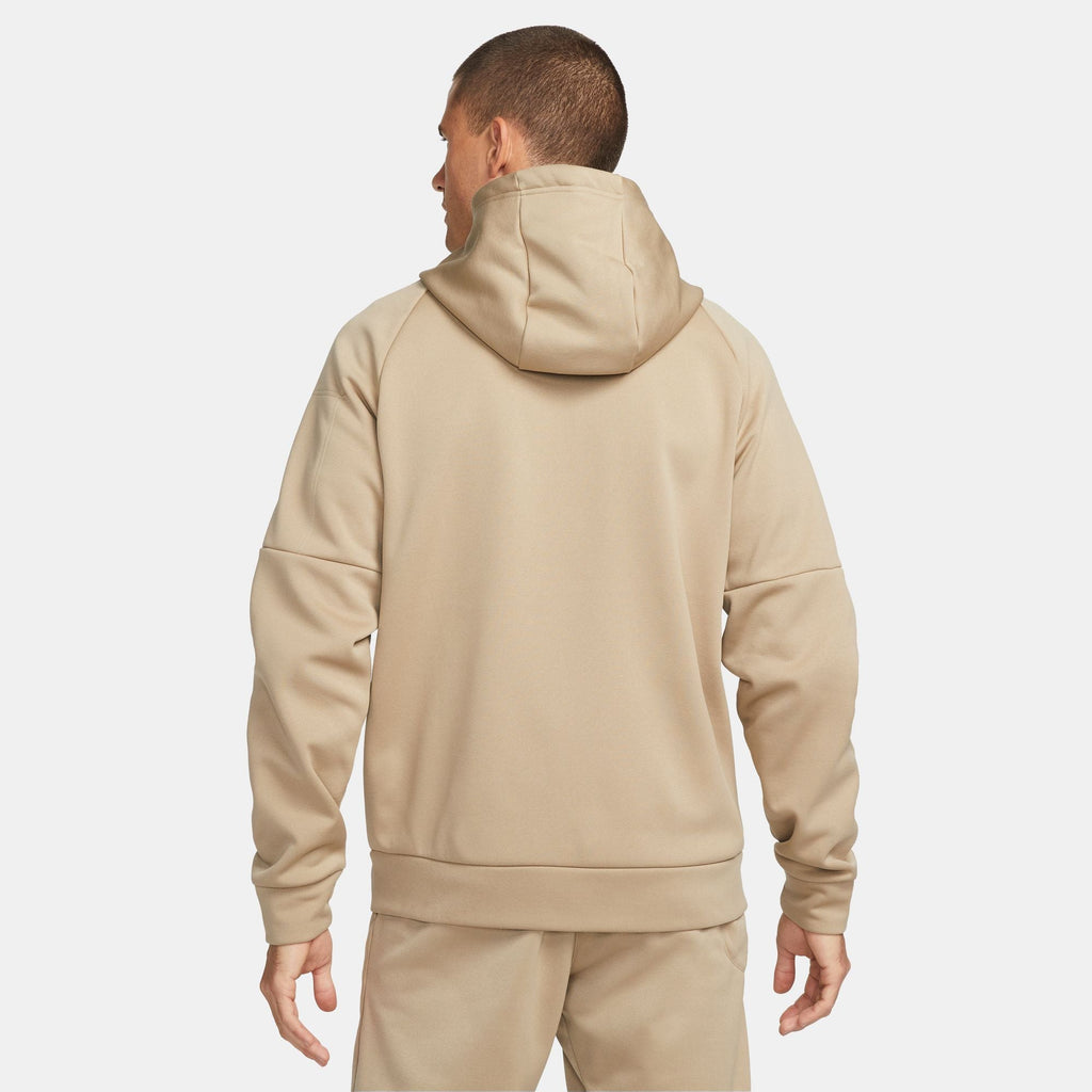 Haut de fitness zippé intégral Nike Therma pour homme - Kaki