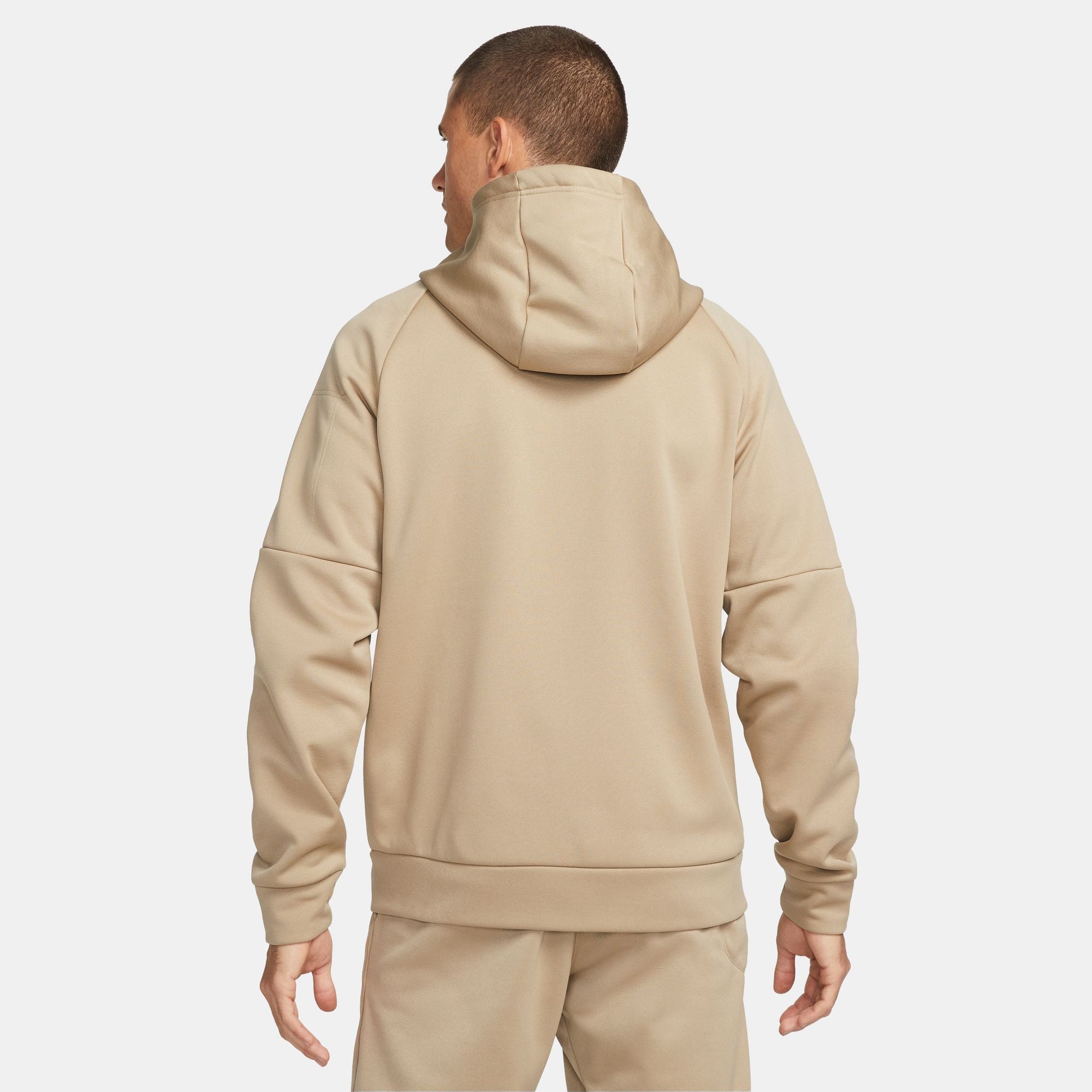 Haut de fitness zippé intégral Nike Therma pour homme - Kaki