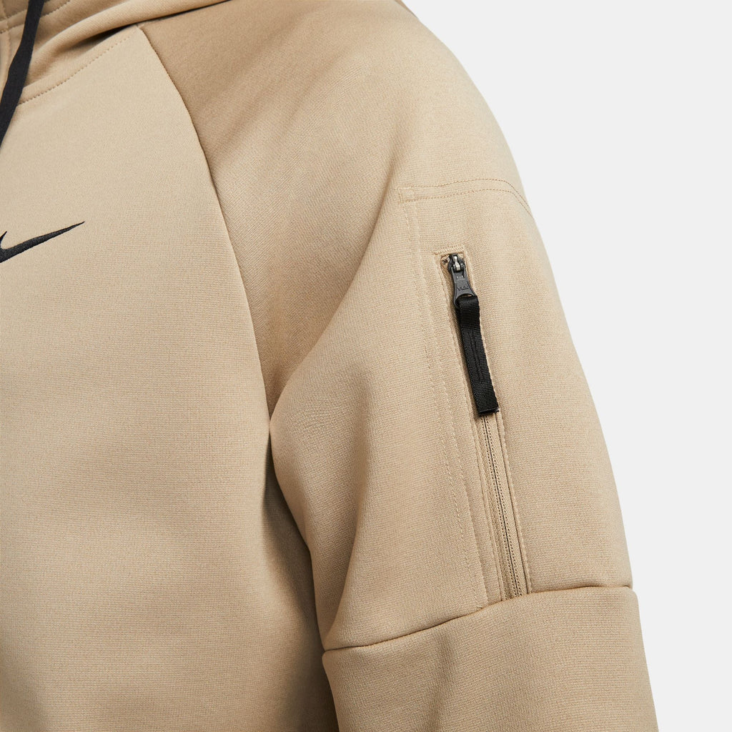 Haut de fitness zippé intégral Nike Therma pour homme - Kaki