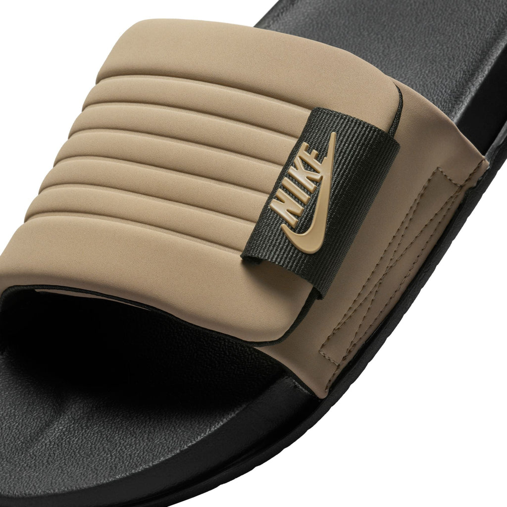 Tongs Nike Offcourt Adjust pour Homme - Noir/Kaki