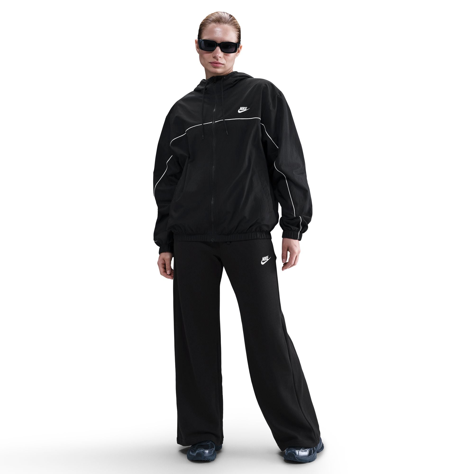 Pantalon de jogging ample taille mi-haute Nike Femme - Noir