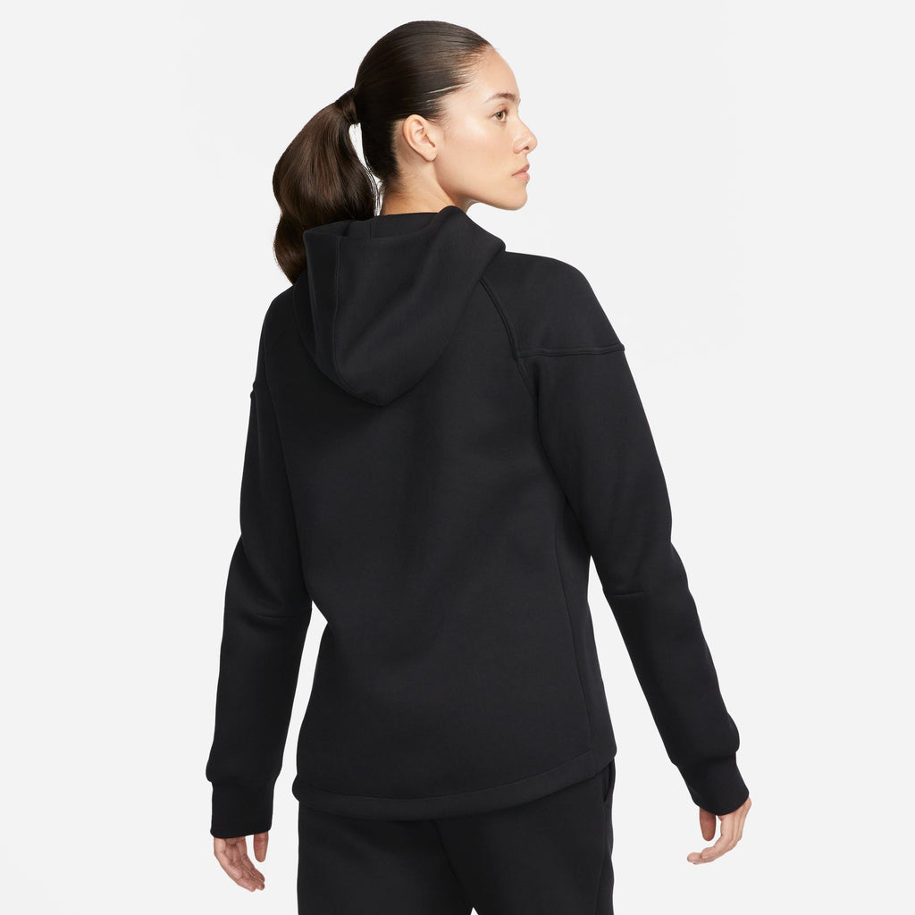 Haut à capuche Nike Sportswear Tech Fleece pour femme - Noir