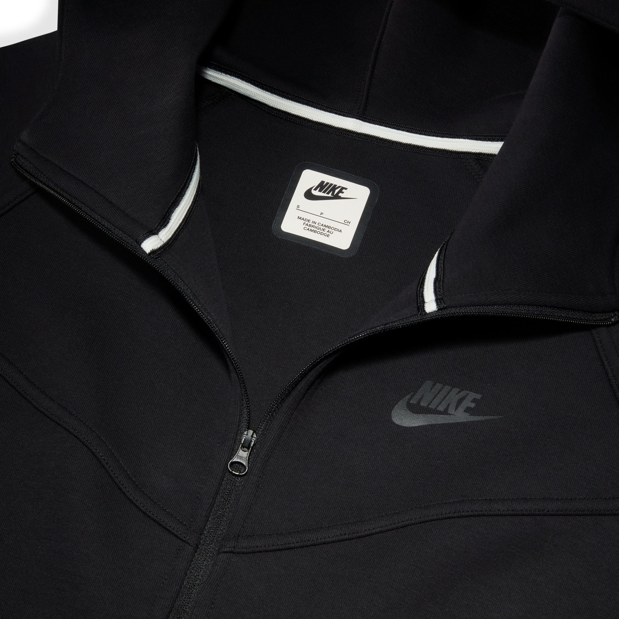 Haut à capuche Nike Sportswear Tech Fleece pour femme - Noir
