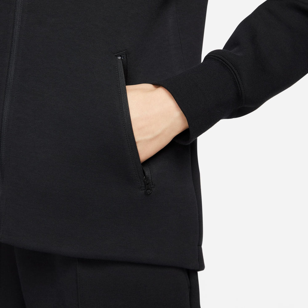 Haut à capuche Nike Sportswear Tech Fleece pour femme - Noir