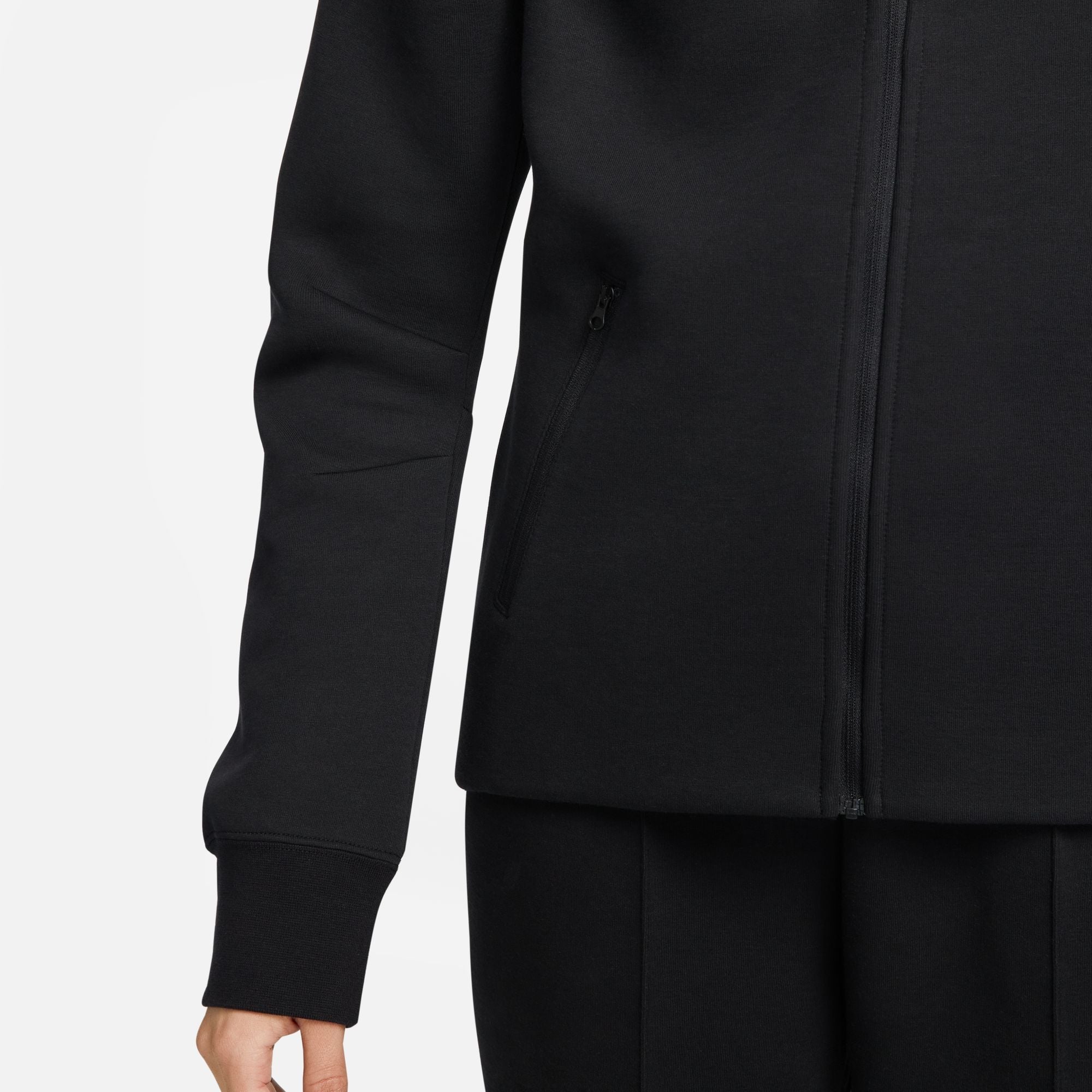 Haut à capuche Nike Sportswear Tech Fleece pour femme - Noir