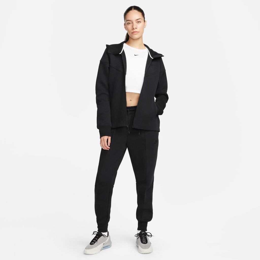 Haut à capuche Nike Sportswear Tech Fleece pour femme - Noir