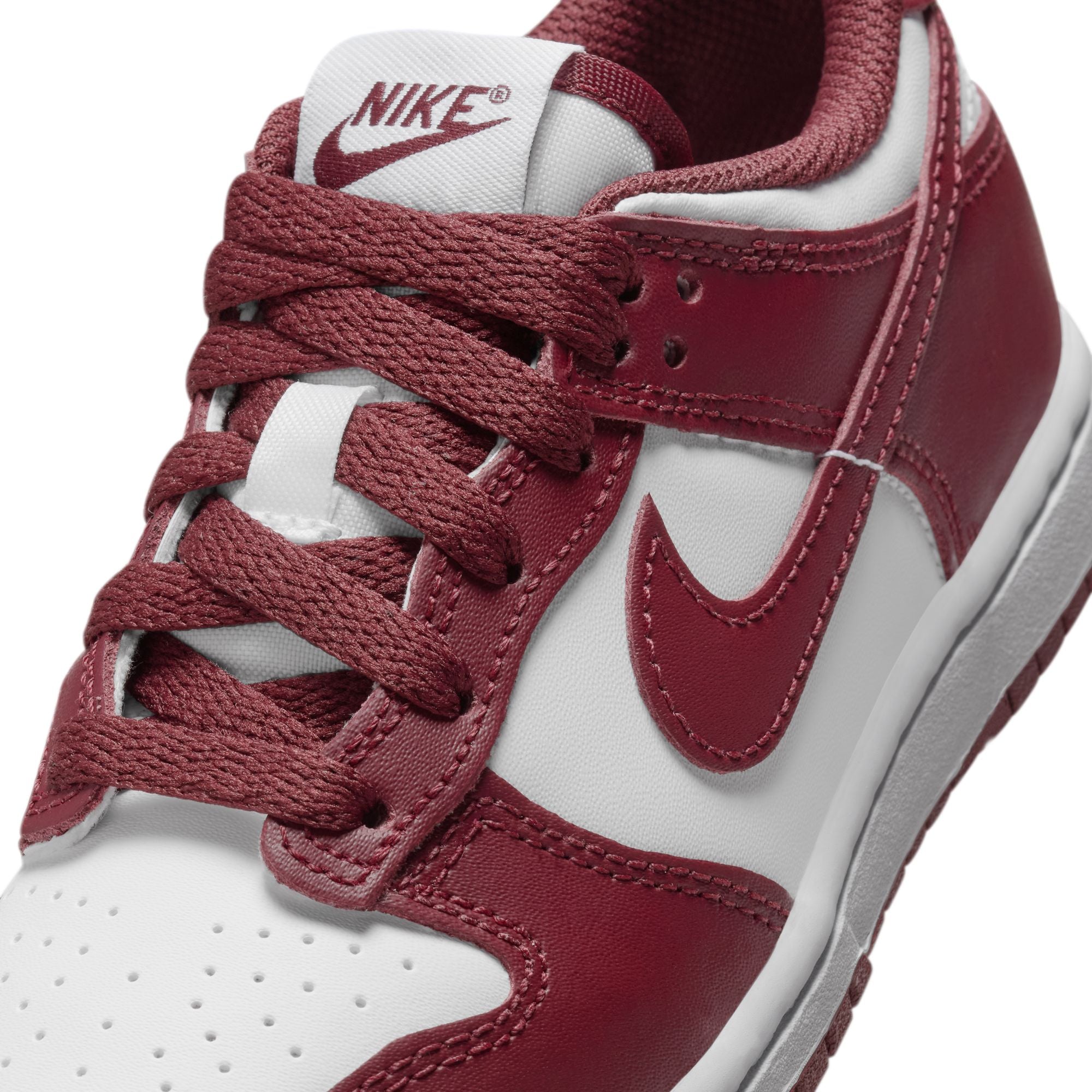 Nike (PS) Dunk Low - Blanc/Séquoia