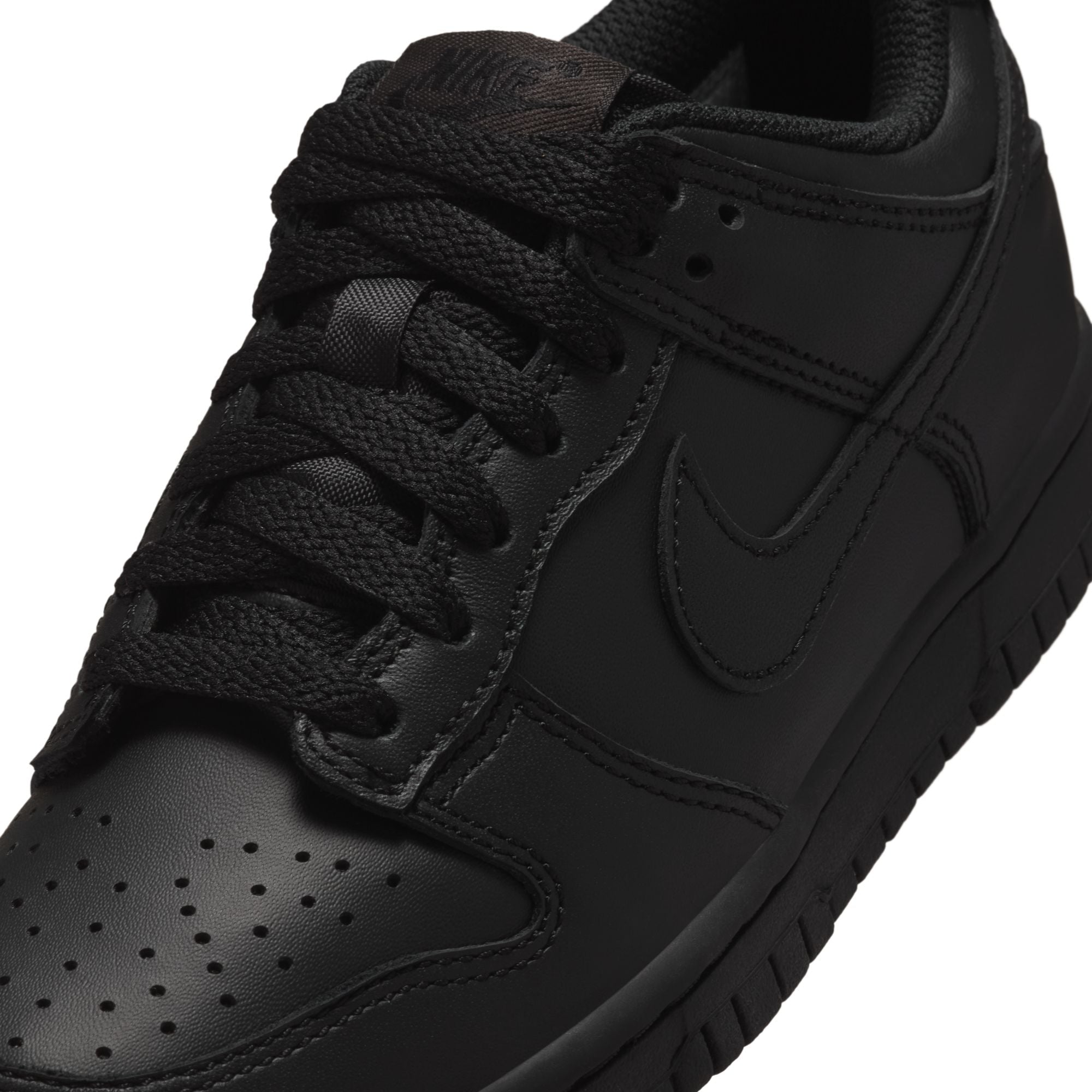 Nike Dunk Low pour grand enfant - Noir