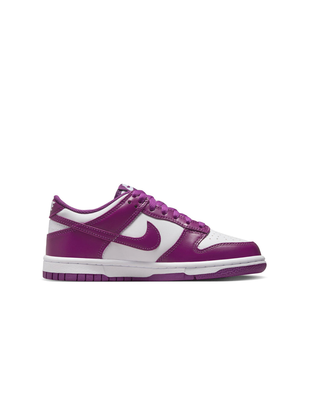 Nike Enfants Dunk Low - Blanc/Violet