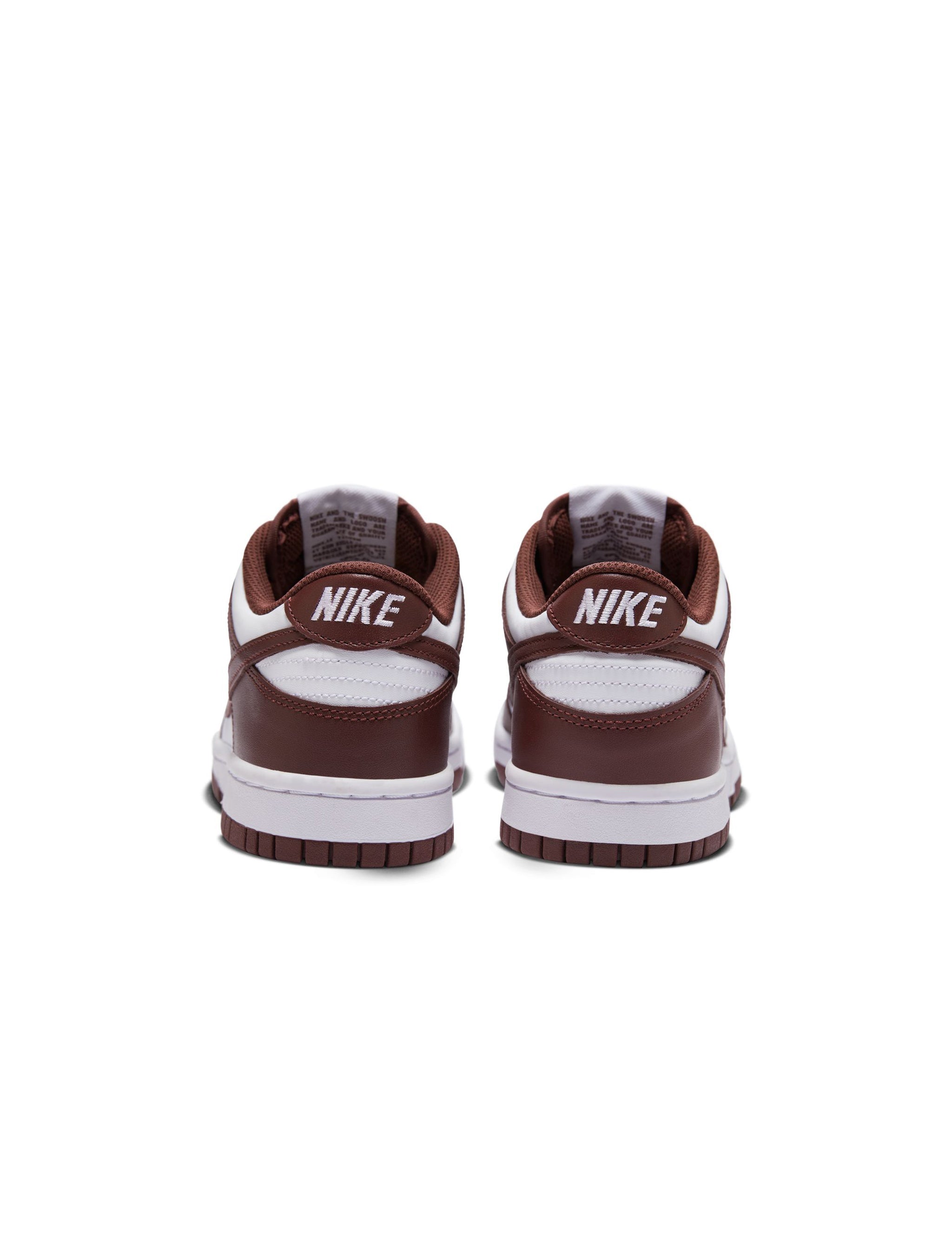 Nike Dunk Low pour Grand Enfant - Blanc/Bois de séquoia