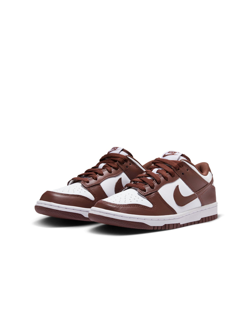 Nike Dunk Low pour Grand Enfant - Blanc/Bois de séquoia