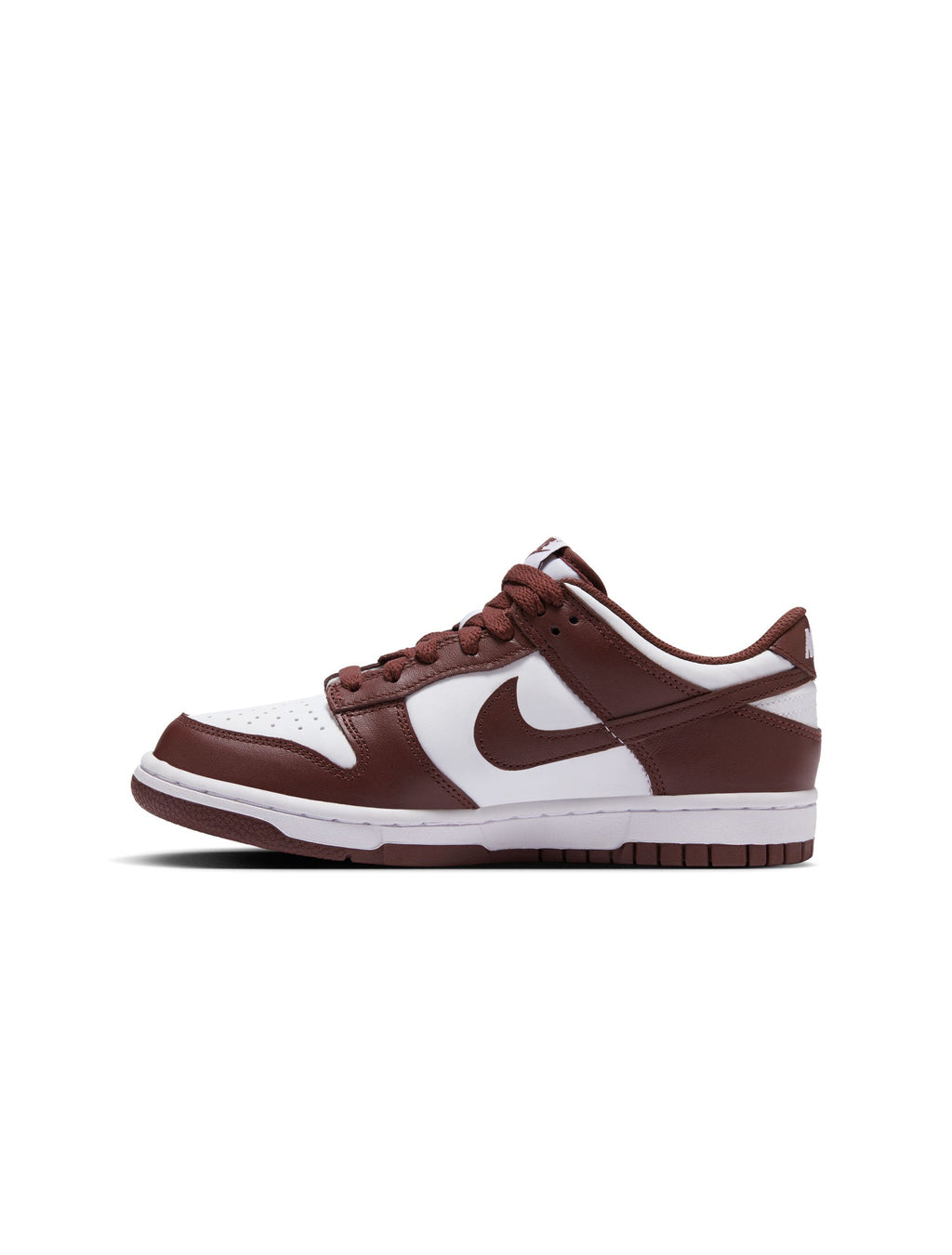 Nike Dunk Low pour Grand Enfant - Blanc/Bois de séquoia