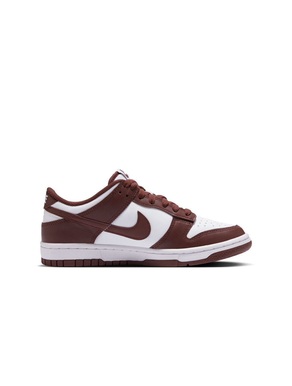 Nike Dunk Low pour Grand Enfant - Blanc/Bois de séquoia