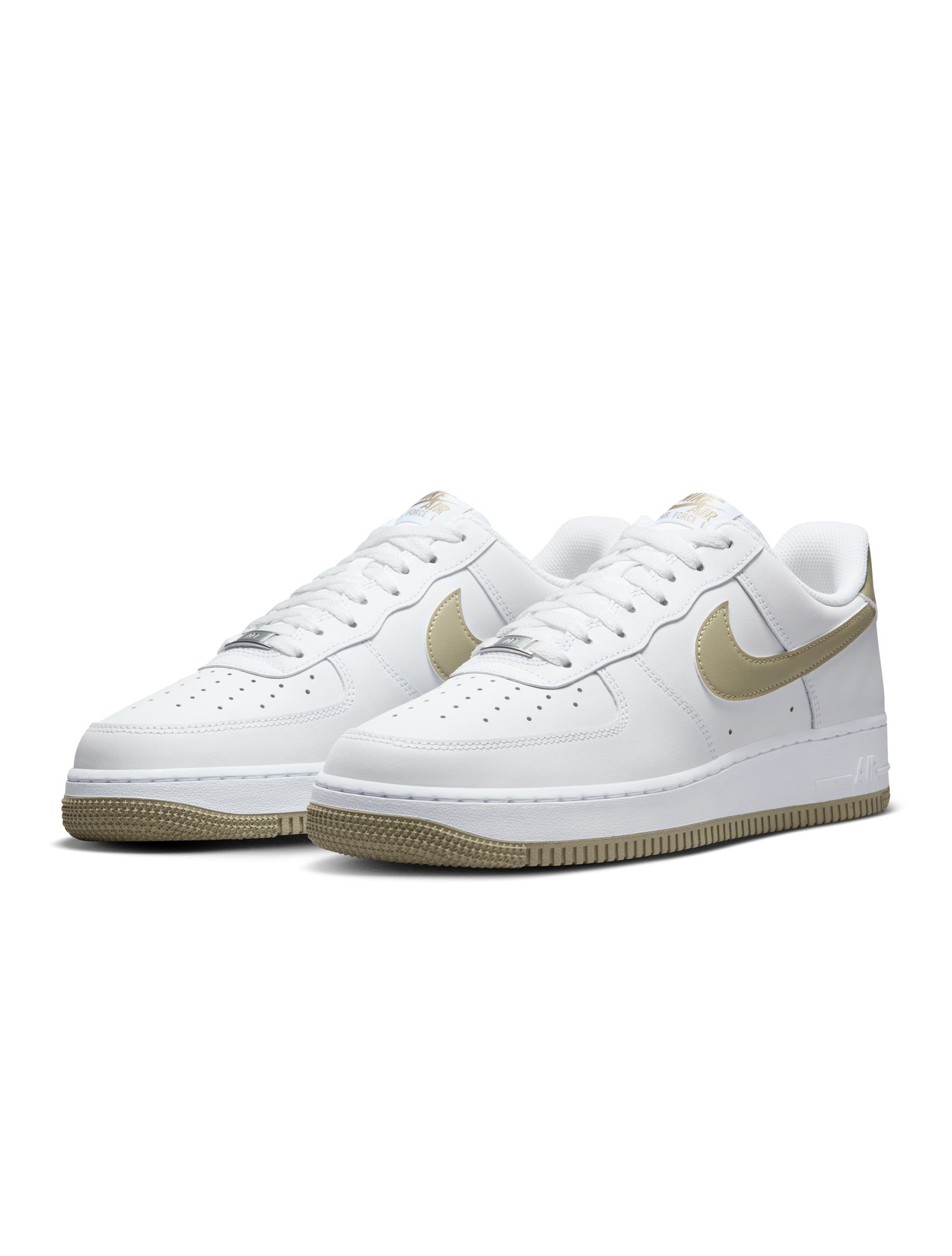Nike Air Force 1 '07 pour Homme - Blanc/Olive neutre