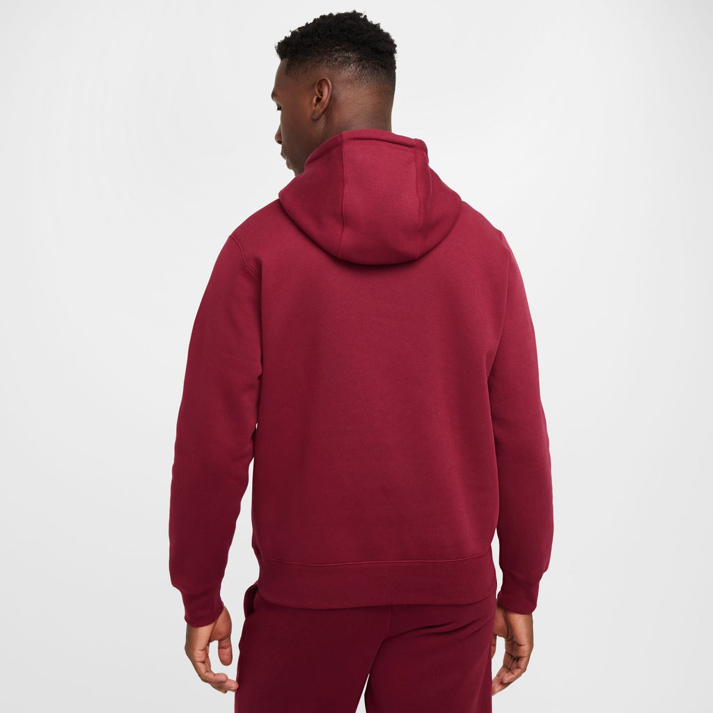 Sweat à capuche Nike Club Fleece pour Homme - Rouge équipe